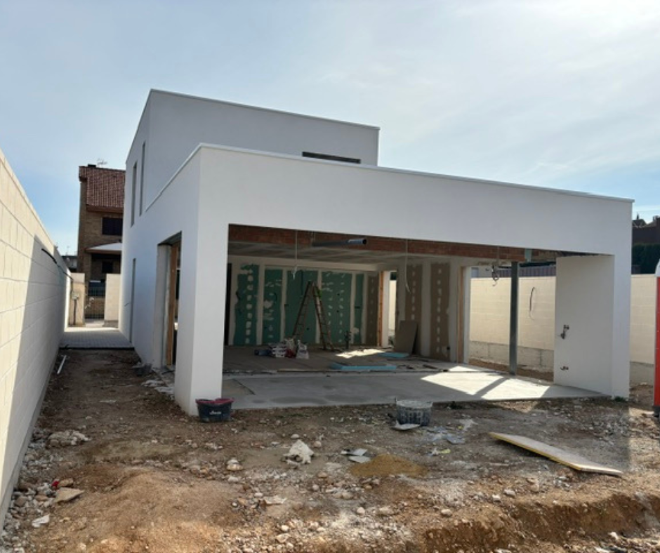 Chalet efeiciente en construcción en Zaragoza. Passivehause reformas integrales